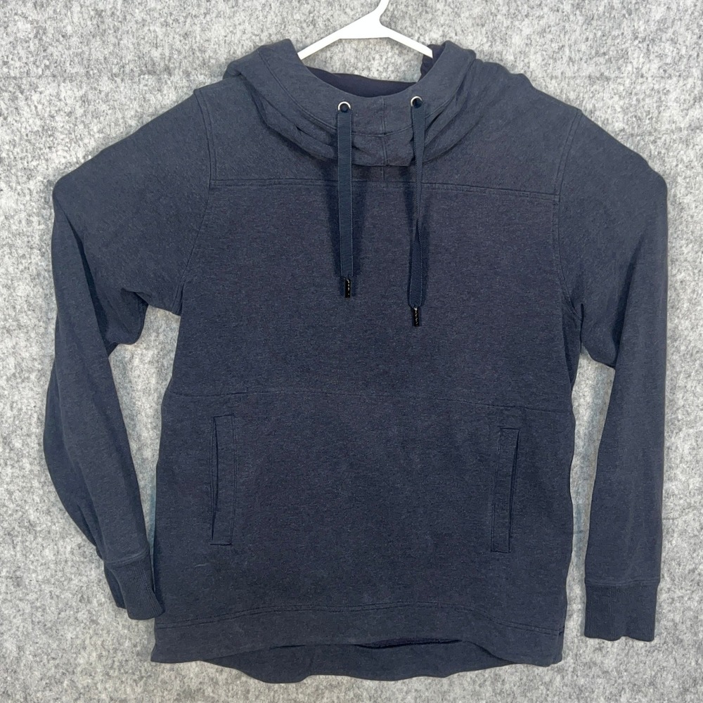 Lululemon Women's High Neck Funnel Collar Hoodie Pullover Grey Size 8